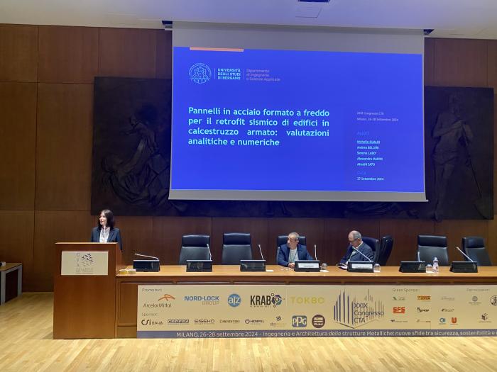 Michelle Gualdi espone la sua ricerca al congresso CTA